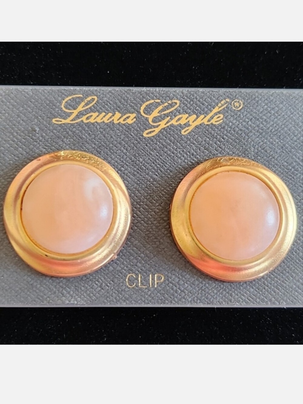 Vintage Laura Gayle Clip on Earrings